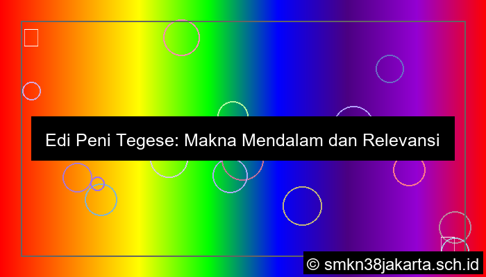 ilustrasi edi peni tegese