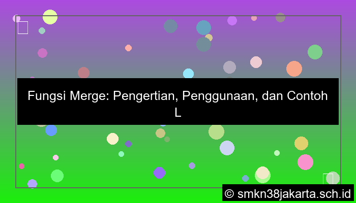 gambar fungsi merge digunakan untuk