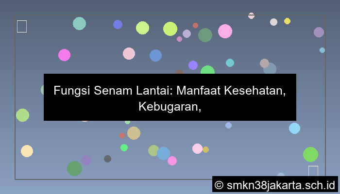 desain fungsi senam lantai adalah