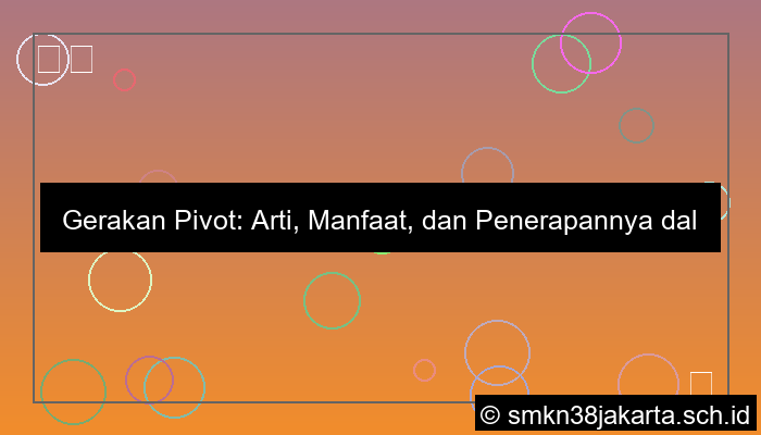 visual gerakan pivot berfungsi untuk