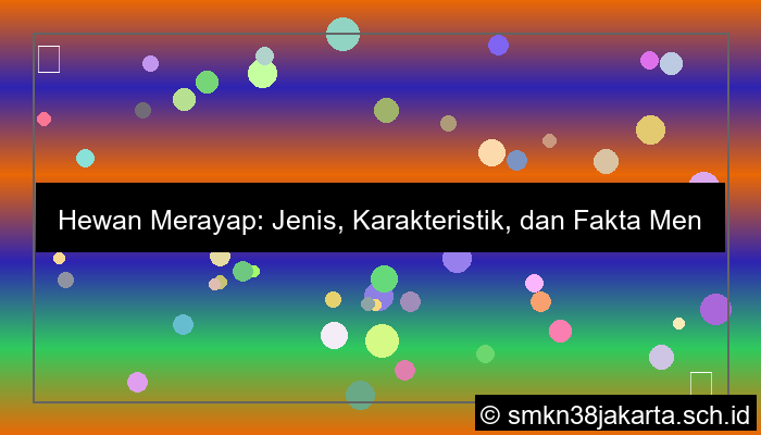 ilustrasi hewan yang merayap