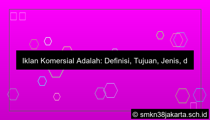 iklan komersial adalah