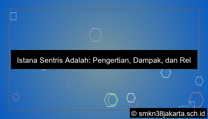 desain istana sentris adalah