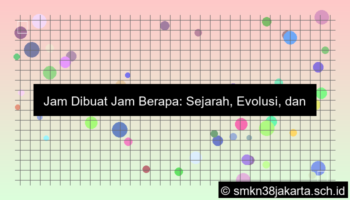 jam dibuat jam berapa