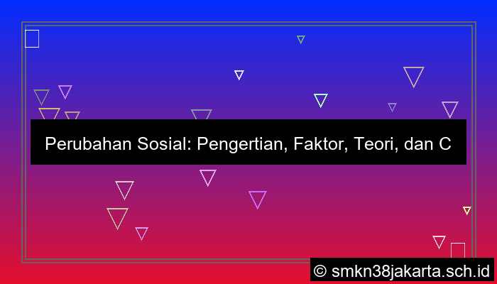 jelaskan pengertian perubahan sosial