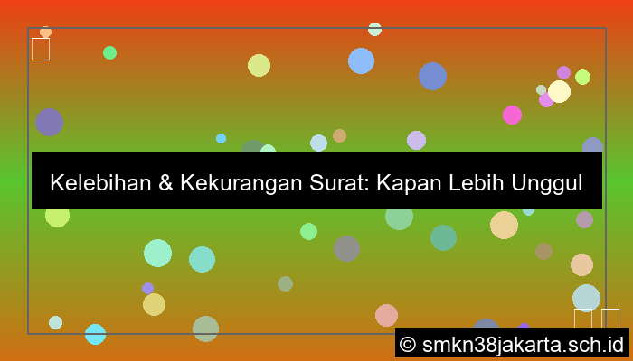 kelebihan dan kekurangan surat