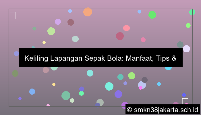 ilustrasi keliling lapangan sepak bola