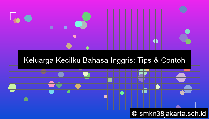 keluarga kecilku bahasa inggris