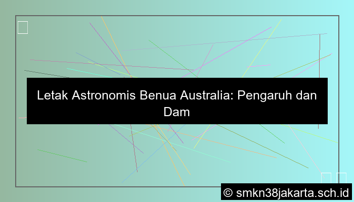 desain letak astronomis benua australia