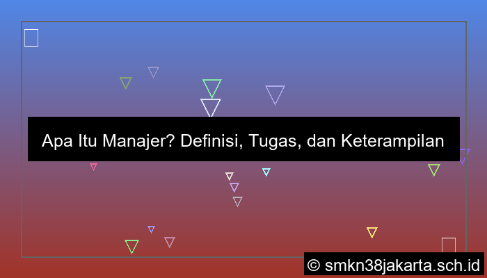 ilustrasi manager atau manajer