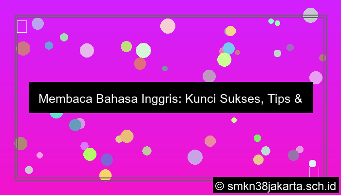 gambar membaca bahasa inggrisnya