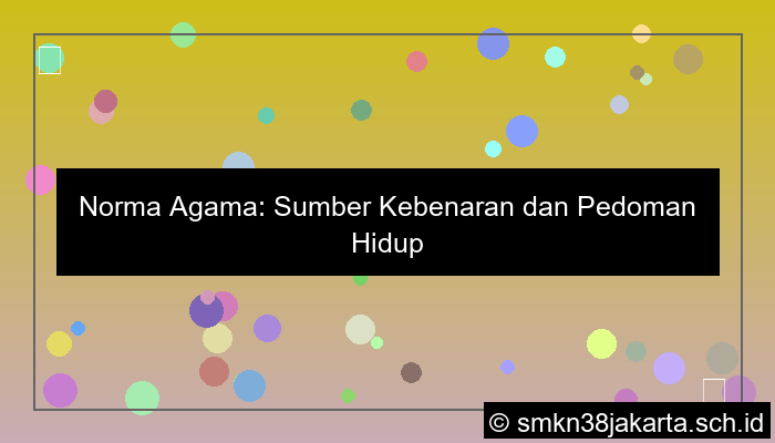 visual norma agama bersumber dari