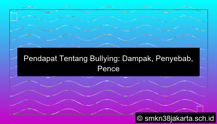 gambar pendapat tentang bullying