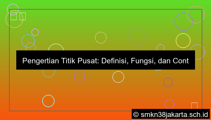 desain pengertian titik pusat