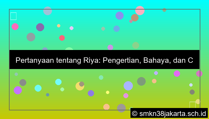 pertanyaan tentang riya