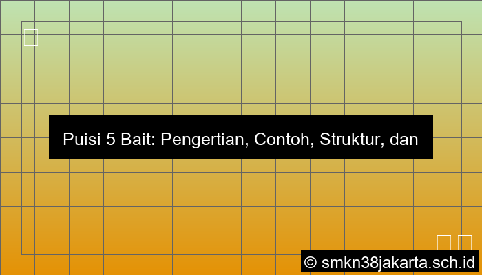 puisi 5 bait