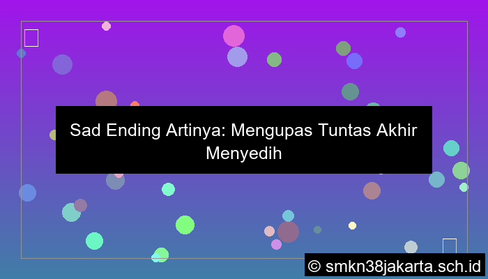 gambar sad ending artinya