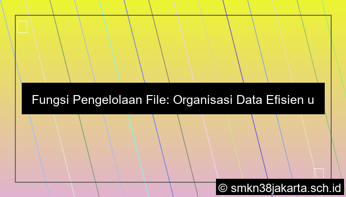 gambar sebutkan fungsi pengelolaan file