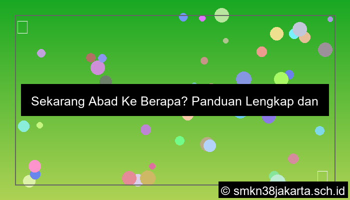 grafik sekarang abad ke berapa