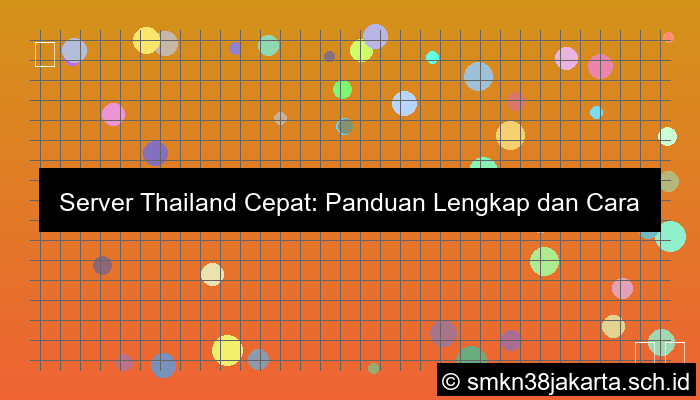 server thailand cepat