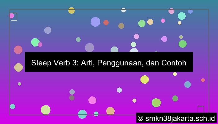 grafik sleep verb 3