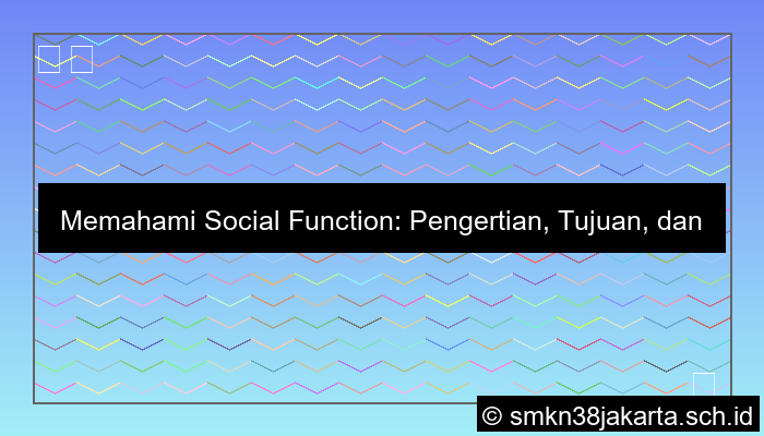 desain social function adalah