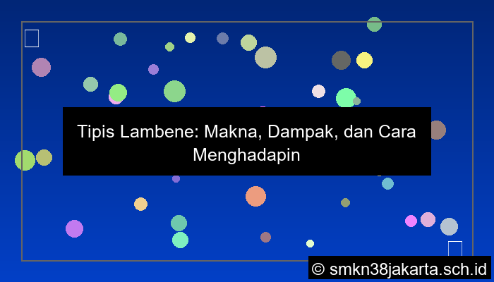 tipis lambene tegese