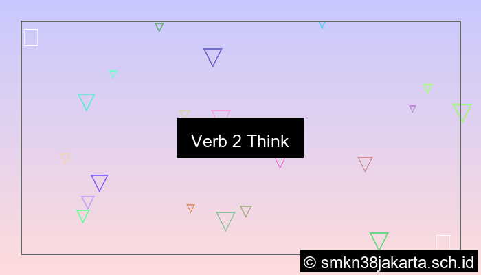 ilustrasi verb 2 think