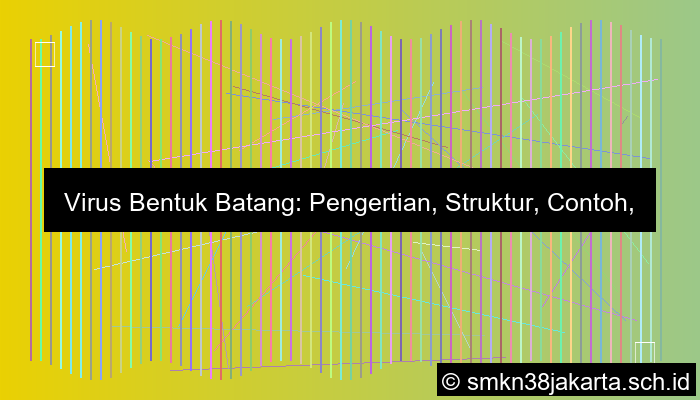 grafik virus bentuk batang
