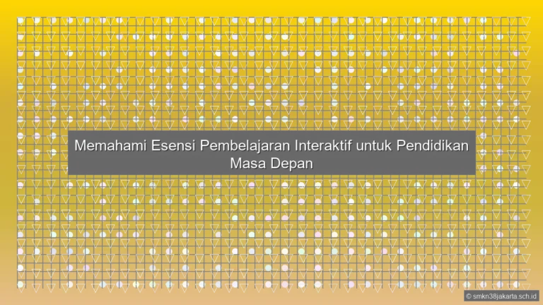 Apa Itu Pembelajaran Interaktif