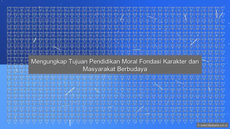 Jelaskan Tujuan Pendidikan Moral