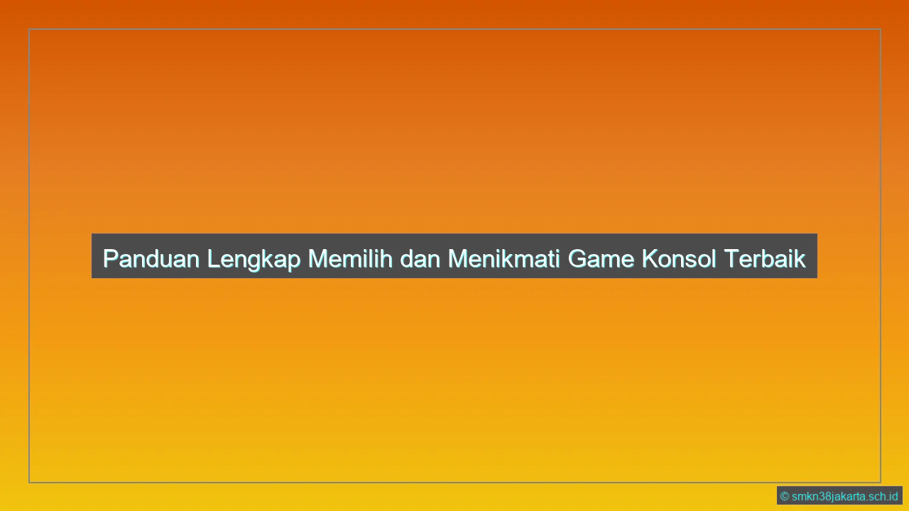 Game Konsol