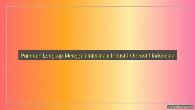 Info Industri Otomotif