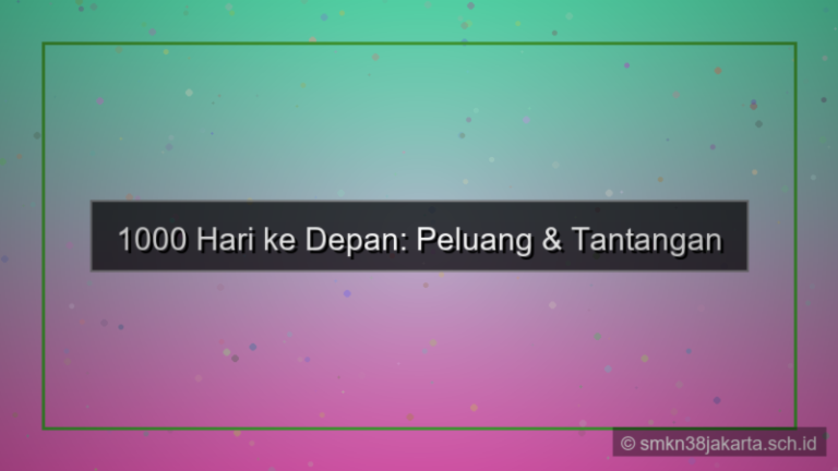 visual 1000 hari dari sekarang