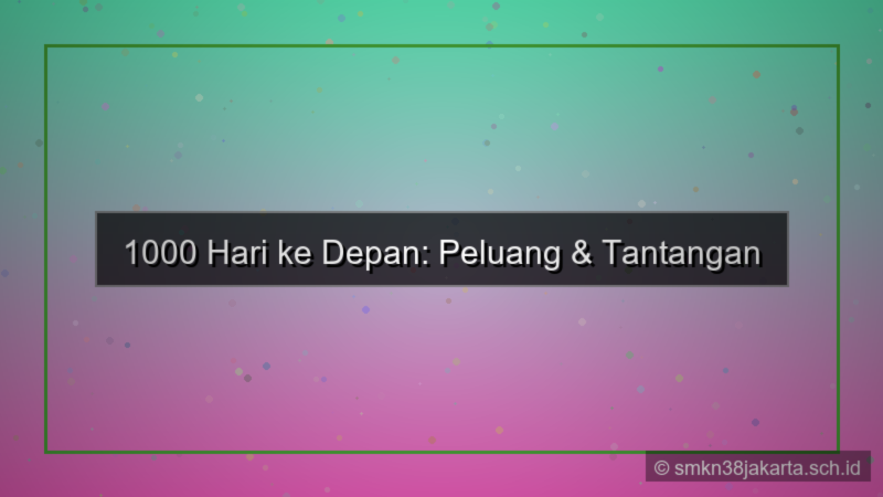 visual 1000 hari dari sekarang