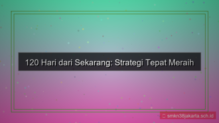 visual 120 hari dari sekarang