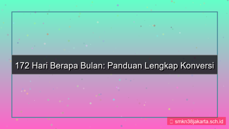 ilustrasi 172 hari berapa bulan