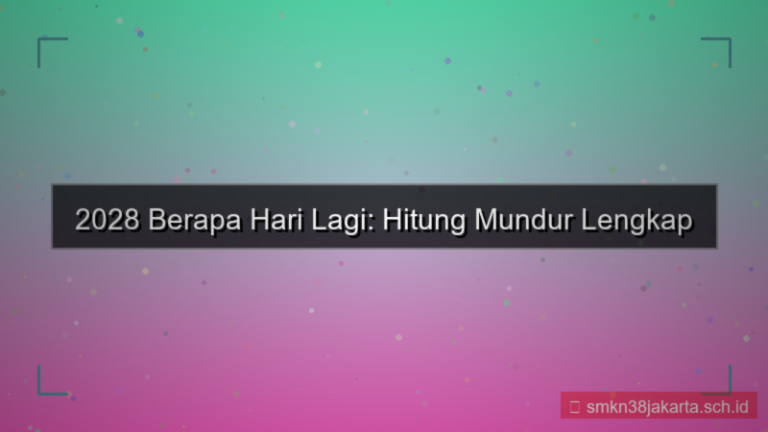 2028 berapa hari lagi
