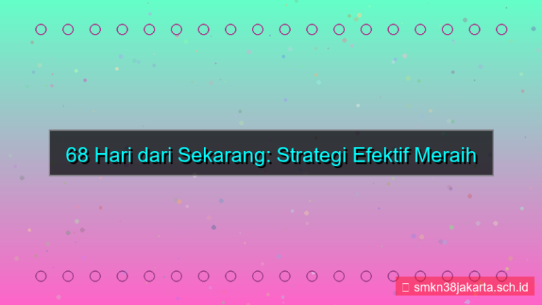 tampilan 68 hari dari sekarang