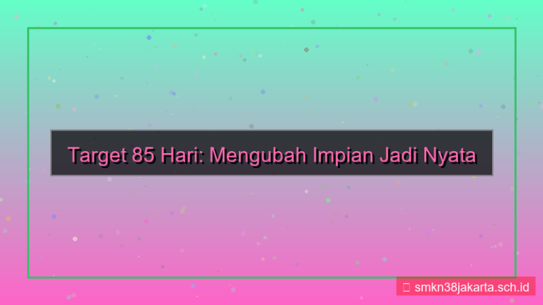 konten 85 hari dari sekarang