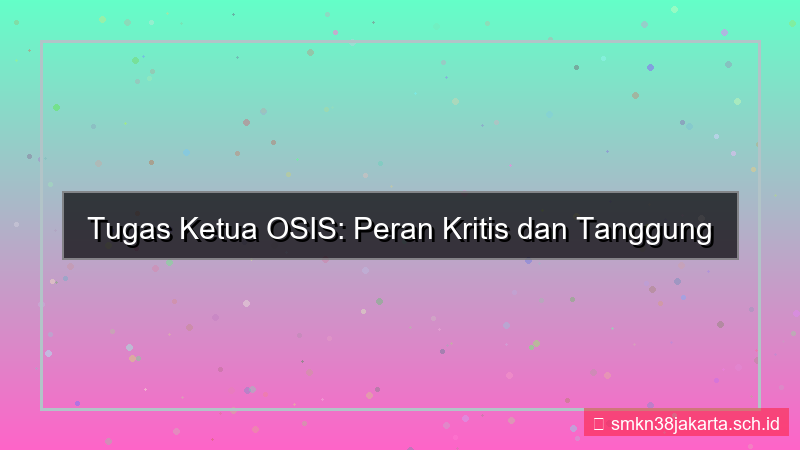 visual apa tugas ketua osis