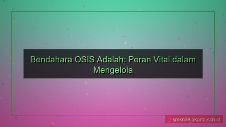 gambar bendahara osis adalah