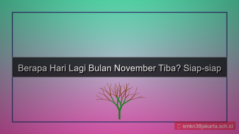 ilustrasi berapa hari lagi bulan november