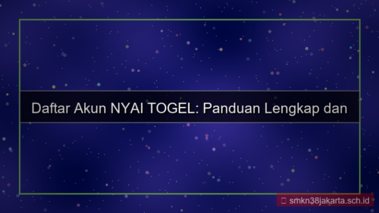 ilustrasi cara daftar akun NYAI TOGEL mudah