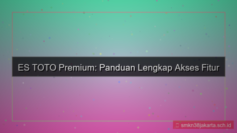ES TOTO akses fitur premium