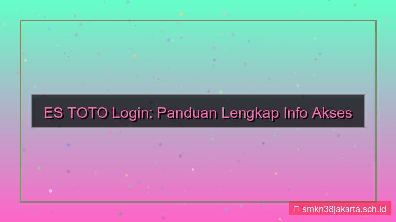 ES TOTO email blast info login