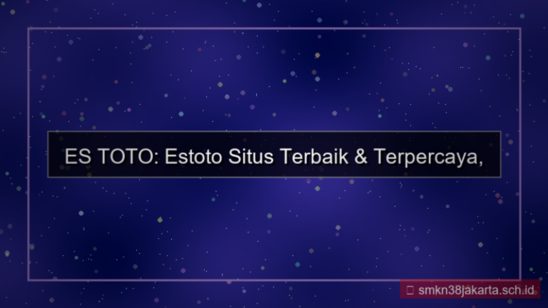 ES TOTO estoto situs terbaik