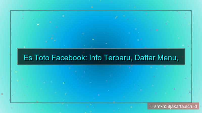 ilustrasi ES TOTO facebook info daftar
