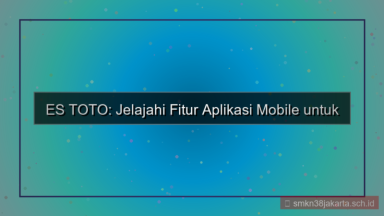 desain ES TOTO fitur aplikasi mobile