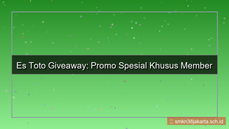 ilustrasi ES TOTO giveaway khusus member baru